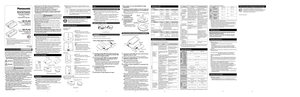 Page 1Gracias por elegir Panasonic.
Antes de usar el producto, asegúrese de leer este “Manual del prop\
ietario” 
y siga las instrucciones dadas para usar el producto correctamente.
Después de leer el manual del propietario, guárdelo en un lugar qu\
e esté 
siempre al alcance para futuras referencias.
Adicionalmente, tenga presentes todas las advertencias y precauciones 
indicadas en el producto.QE-PL102AATR
S1113-0
M an ua l d el P rop ie ta rio
  Carg ad o r P ortá til
  pa ra 
  Disp osit iv o s M óvil e s...