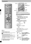 Page 24RQT8046
24Recording CDs
To  s t o p
Press [g STOP].
To display the remaining time on the SD
Press [DISPLAY, –DIMMER] several times.
The remaining time depends on the selected recording mode (XP/SP/LP).
Note•WMA/MP3 files are automatically recorded in analog.
•This unit records CDs to SD in AAC format.
•Do not open the lid while recording. This may cause recording to stop or 
the data may not be correctly recorded onto the SD card.
If you accidentally open the cover when recording from a CD, reinsert 
the...