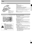 Page 9RQT8046
9 Setup
nDo not:
•mix old and new batteries.
•use different types at the same time.
•heat or expose to flame.
•take apart or short circuit.
•attempt to recharge alkaline or manganese batteries.
•use batteries if the covering has been peeled off.
Mishandling of batteries can cause electrolyte leakage which can damage 
items the fluid contacts and may cause a fire.
Remove the batteries if the remote control is not going to be used for a 
long period of time. Store the batteries in a cool, dark...