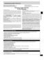 Page 35
35
RQT7932

Panasonic Consumer Electronics Company, Division of Panasonic Corporation of North AmericaOne Panasonic Way Secaucus, New Jersey 07094
Panasonic Puerto Rico, Inc.Ave. 65 de Infantería, Km. 9.5 San Gabriel Industrial Park, Carolina, Puerto Rico 00985
Panasonic Audio Products
Limited WarrantyLimited Warranty CoverageIf  your  product  does  not  work  properly  because  of  a  defect  in  materials  or 
workmanship,  Panasonic  Consumer  Electronics  Company  or  Panasonic  Puerto 
Rico,  Inc....