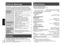 Page 23RQTX1012
10
FRANÇAIS
Guide de dépannage
Avant d’appeler un centre de service, faire les véri cations décrites 
ci-dessous. En cas de doute sur certains des points de véri cation, ou 
si les solutions proposées dans le tableau ne résolvent pas le problème 
rencontré, se reporter à la section “Demande d’informations” à la page 11.
L’appareil est 
hors marche S’assurer que le cordon d’alimentation est 
branché correctement.
Aucun son  Ajuster le volume.
 Véri er si la fonction de mise en sourdine 
est...