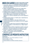 Page 12
1
Français

MISES EN GARDE Afin de réduire le risque de brûlures, d’incendie, 
d’électrocution ou de blessures corporelles:
1. Une grande vigilance est nécessaire lorsque cet appareil est 
utilisé par des enfants ou des personnes handicapées, sur 
eux ou en leur présence.
2.  Utilisez cet appareil uniquement pour son usage prévu, 
comme le décrit le présent manuel. N’utilisez pas 
d’acessoires qui ne sont recommandés par le fabriquant.
3. 
N’utilisez jamais cet appareil si le cordon ou la fiche est...