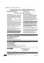 Page 3030
RQT9037
(ENG)
Limited Warranty (ONLY FOR U.S.A. )
Panasonic Consumer Electronics Company,
Division of Panasonic Corporation of North America
One Panasonic Way Secaucus, New Jersey 07094
Panasonic Puerto Rico, Inc.Ave. 65 de Infantería, Km. 9.5
San Gabriel Industrial Park, Carolina, Puerto Rico 00985
Panasonic Blu-ray Disc Player Limited Warranty
Limited Warranty CoverageIf your product does not work properly because of a defect in materials or 
workmanship, Panasonic Consumer Electronics Company or...