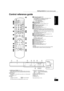 Page 99
RQT9037
(ENG)
Control reference guide
!Turn the unit on and off (>10)
@TV operation buttons (>10)
You can operate the TV through the unit’s remote control.
[ÍTV POWER] : Turn the television on and off
[TV/VIDEO] : Switch the input channel
[WXCH] : Channel select
[ijVOL] : Adjust the volume
#Open or close the disc tray (>11)
$Numbered buttons
Select title numbers, etc./Enter numbers (>12)
%Cancel
^Basic playback control buttons (>11, 12)
&Show status messages (>12)
*Show Pop-up menu (>13)
(Show Top...