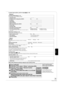 Page 33RQT9243 or RQT9350
33
To select these options, perform steps 1–4 ( >30)
When other Panasonic products respond to this remote control
Change the remote control code on the main unit and the remote control (the two must match) if you place other Panasonic produc ts close together.
“Network”
IP Address/DNS Settings (>17)
≥Press [OK] to show the following settings.
Connection Test— — — —
IP Address Auto Configuration (DHCP) ≥On≥Off
IP Address — — —. — — —. — — —. — — —
Subnet Mask — — —. — — —. — — —. — — —...
