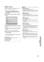Page 2525VQT2H86
Settings
Setup menu
Change the unit’s settings if necessary. The settings remain 
intact even if you switch the unit to standby.
1Press [FUNCTION MENU] and press 
[3,4] to select “Other Functions” and 
press [OK].
2Press [3,4] to select “Setup” and press 
[OK].
3Press [3,4] to select the menu and press 
[OK].
4Press [3,4] to select the item and press 
[OK].
If there are any other items, repeat these steps.
5Press [3,4,2,1] to select the option 
and press [OK].
≥There may be differences in...