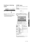 Page 13Connections & Settings
Playback
13VQT3A92
Playback
Inserting or removing 
media
≥When inserting a media item, ensure that it is facing the 
right way up.
≥ If you connect a Panasonic product with a USB 
connection cable, the setup screen may be displayed on 
the connected equipment. For details, refer to the 
instructions for the connected equipment.
HOME menu
Major functions of this unit can be operated from the HOME 
menu.
Preparation
Turn on the television and select the appropriate video input 
on...