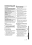 Page 2727VQT3V18
ReferenceTroubleshooting guide
Before requesting service, please perform the 
following steps.
The following do not indicate a problem with 
this unit:
– Regular disc rotating sounds.
– Image disturbance during search.
∫Unit doesn’t respond to remote 
control or front panel buttons.
Disconnect the power cord, wait 1 minute, then 
reconnect the power cord.
∫Cannot eject disc.
The unit may have a problem.
1 While the unit is on, press and hold [OK], [B] 
and [Y] on the remote control at the same...