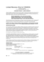 Page 4242VQT3B58
Limited Warranty (Only for CANADA)
Panasonic Canada Inc.5770 Ambler Drive, Mississauga, Ontario L4W 2T3
PANASONIC PRODUCT - LIMITED WARRANTY
Panasonic Canada Inc. warrants this product to be free from defects in material and workmanship under normal use and for a 
period as stated below from the date of original purchase agrees to, at its option either (a) repair your product with new or 
refurbished parts, (b) replace it with a new or a refurbished equivalent value product, or (c) refund your...