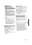 Page 21Playback
21VQT3V20
VIERA LinkTM 
“HDAVI Control
TM” 
Preparation
1 Set “VIERA Link” to “On” ( >30). (The default 
setting is “On”.)
2 Set the “HDAVI Control” operations on the 
connected equipment (e.g., TV).
3 Turn on all “HDAVI Control” compatible 
equipment and select this unit’s input channel 
on the connected TV so that the “HDAVI 
Control” function works properly.
Also when the connection or settings are 
changed, repeat this procedure.
When the following operations are performed, the 
input...