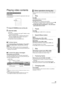 Page 1919VQT2J87(ENG)
Playback
Playing video contents
Preparation
Turn on the television and select the appropriate video input 
on the television.
1Press [ÍPOWER] to turn on the unit.
2Insert the media.
Play starts.
≥If the menu is displayed, press [ 3,4 ,2, 1] to select 
the item and press [OK].
≥ When a message screen is displayed while playing 
back 3D compatible video software, play back in 
accordance with the instructions.
≥ If play does not start, press [ 1](PLAY).
∫To show menus
You can show Top Menu,...