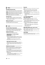 Page 3030VQT3B58
Still Mode (paused video)
Select the type of picture shown when you pause playback.
Seamless Play
The chapter segments in playlists are played seamlessly.
≥Select “On”, when the picture freezes for a moment at the 
chapters segment in playlists.
Black Level Control
Select lighter or darker for adjusting the black level control to 
the desired setting for picture enhancement.
Dynamic Range Compression
You can listen at low volumes but still hear dialog clearly.
(Dolby Digital, Dolby Digital Plus...