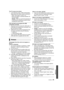 Page 3131SQT0080
Reference
The TV screen turns black.
¾In the following cases, HDMI authentication 
takes place and a black screen is displayed:
– When “24p Output” is set to “On”.
– When the display is switched between 2D 
and 3D images.
– [BDT460]  : When you quit the 4K playback of 
a still picture by displaying another screen, 
including the Home menu.
This unit does not recognize the USB 
connection correctly.
¾ Disconnect and re-connect the USB cable. If 
it still does not recognize the connection, turn...