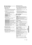 Page 27Settings
27VQT3V91
∫Sound Effects*1, *2 
Select the sound effect.
≥Night Surround:
Enjoy a movie with powerful sound even when 
the volume is kept low at night. The audio is set 
in such a way that it can be heard easily.
≥ Re-master: 
This feature gives you brighter sound by 
increasing the high frequency portion of the 
audio. (Discs recorded at 48 kHz or less)
Recommended setting
≥ Digital Tube Sound:
This feature gives you a warm sound, like that 
produced by a vacuum tube amplifier.
Recommended...