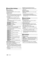 Page 2828TQBA2018
∫Sound Effects*1, *2
Select the sound effect.
This setting is also able to switch by pressing 
[SOUND EFFECT].
≥Night Surround :
Enjoy a movie with powerful sound even when 
the volume is kept low at night. The audio is set 
in such a way that it can be heard easily.
≥ Re-master : 
This feature gives you brighter sound by 
increasing the high frequency portion of the 
audio.
(Upsampling up to 192 kHz/32 bit is possible.)
Recommended setting
≥ Digital Tube Sound :
This feature gives you a warm...