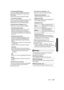 Page 33Reference
33TQBA2018
¾IP Address/DNS Settings
This is for checking the state of the network 
connection and setting the IP address and 
DNS-related.
Press [OK] to show the respective setting.
¾ Proxy Server Settings
This is for checking the state of connection with 
the Proxy server and performing settings.
Press [OK] to show the respective setting.
¾ Network Service Settings ( >22)
Press [OK] to show the following settings:
Second Screen Browsing
When this function is set to “On”, you can 
enjoy the...