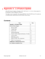 Page 238Revised April 2000   DBS 824-3.0/3.2-700 A-1
 
Appendix A:  2.0 Feature Update
CPC-S/M Version 2.0 supports all features of CPC-S/M Version 1.1, as well as offering support for 
the Panasonic 44-Series telephones (VB-44xxx).
Thoroughly review this appendix when using the DBS 824 with CPC-S/M Version 2.0 to make sure 
you understand the enhancements provided with this software release.
Contents
Topic Page
Appendix A: 2.0 Feature Update 1
44-Series Phone Support
2
Directory Mode 7
Variable Mode 8
Handset...