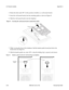 Page 2612.0 Features UpdateAppendix A
A-24     DBS 824-3.0/3.2-700 Revised April 2000 
 
4.  Rotate the desk stand 180°. In this position it doubles as a wall mount bracket.
5.  Insert the wall mount bracket into the mounting guides as shown in Figure 8.
6.  Slide the wall mount bracket onto the telephone.
 Figure 8. Inserting the wall mount bracket (rotated desk stand) 
7.  While viewing the front of the telephone, find the handset guide located just below the 
hookswitch (see Figure 8).
8.  Slide the handset...