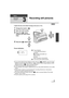 Page 3131VQT2W55
Basic
Recording/
Playback
3
Recording still pictures
≥Open the lens cover before turning on the unit. ( l15)
1Change the mode to  .
2Open the LCD monitor.
3Press the   button 
halfway. (For Auto focus 
only)
4Press the   button fully.
Focus indication:
≥ If you set the Optical image stabilizer function ( l47) to   (MODE1), then the Image 
Stabilizer function will be more effective.  (  (MEGA Optical Image Stabilizer) will be 
displayed when the   button is pressed halfway.)
≥ In dark...