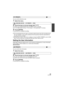 Page 6565VQT3U98
You can set the initial time code.
1Select the menu.
2Touch the item to set and change with  / .
≥It will be set to 00h00m00s00f when the RESET button is pressed.
≥ “h” is an abbreviation for hour, “m” for minute, “s” for second and “f” for frame.
3Touch [ENTER].
≥Touch [EXIT] to complete the setting.
≥This unit will adjust the time code in accordan ce with the frame rate of the recording format. 
( l 115) Therefore, it may not be continuous from the previous final time code when the 
recording...