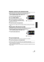 Page 8585VQT3U98
Playback scenes by the selected format
Scenes recorded with same recording format are played back continuously.
≥Change the mode to   and touch the play mode select icon. 
Then, set [VIDEO/PICTURE] to [3D] or [2D]. ( l79)
1Touch the format select icon.
2Touch [SAME FORMAT].All the scenes are displayed by touching [ALL].
3Touch the playback recording format.The scenes recorded on the recording format selected 
are displayed as thumbnails.
4Touch the scene to be played back.
≥It will go back to...