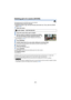 Page 91- 91 -
Deleting part of a scene (AVCHD)
Unnecessary part of an AVCHD scene can be deleted.
The deleted scenes cannot be restored.
≥Change the mode to   and touch the play mode select icon. Then, select the AVCHD 
scene. ( l27)
1Select the menu.
2Touch the scene with a part to delete.
3Set the section to delete by touching and sliding 
the top and bottom section selection buttons  .
≥It is convenient to use Slow-motion Playback and Frame-by-
frame Playback. ( l76)
4Touch [ENTER].
5Confirm (play back) the...