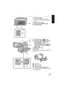 Page 1919VQT3Y41
23 Tripod receptacle
≥If you attach a tripod with a 5.5 mm 
(0.22 q) screw or larger, it may damage 
this unit.
24 SD card cover ( l24)
25 Access lamp [ACCESS] ( l24)
26 Card slot ( l24)
27 Photoshot button [ ] ( l33)
28 Zoom lever [W/T] (In Motion Picture 
Recording Mode or Still Picture 
Recording Mode) (l 49)
Thumbnail display switch [ / ]/
Volume lever [ sVOL r] (In Playback 
Mode) ( l38)
29 Mode switch ( l26)
30 Grip belt
Adjust the length of the grip belt so that it fits 
your hand.
1...