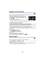 Page 80- 80 -
Highlight & Time Frame Index
An image of one scene is displayed as a thumbnail at set search condition. Scene can be played 
back from any midway point of the scene you wish to see.
≥Operate the zoom lever to   side and change over the 
thumbnail display to Highlight & Time Frame Index. ( l28)
1To u c h  .≥To display the next (previous) page:
jSlide the thumbnail display upward (downward) while touching 
it.
j Touch   (up) /   (down) on the thumbnail scroll lever. ( l27)
2Touch the desired search...