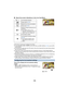 Page 180- 180 -
∫
About the screen indications in the Live Cast Mode
≥Recording is performed in Intelligent Auto Mode.
≥ In Live Cast Mode, [REC FORMAT] is set to [AVCHD], and [REC MOD E] (l182 ) is set to [PH]/
[HA]/[HG]/[HE].
≥ If you record an image when the LCD monitor of this unit is clo sed with the screen facing outward, 
the LCD monitor turns off.
≥ If this unit is on the e-mail send er block list of destination devices or if their firewall setting is 
enabled, the Wi-Fi function may not work correctly...