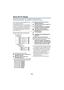 Page 231- 231 -
About the PC display
When the unit is connected to a PC, it is recognized as an external drive.
≥ Removable disk (Example:  ) is displayed in [Computer].
Example folder structure of an SD card:
The following data will be recorded.
1 Up to 999 still pictures in JPEG format 
([S1000001.JPG] etc.)
2 MP4 format motion picture files 
([S1000001.MP4] etc.)
≥
The fourth to seventh characters of each folder 
name are determined by the recording format.
100RCPHH:MP4 ( 2160/30p)
100RFPHH:MP4 ( 2160/24p)...