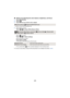 Page 48- 48 -
∫
Setting and adjusting the color balance, brightness, and focus
1 Touch Sub Window.
2 To u c h  .
3 Touch the icon you want to set or adjust.
* In Motion Picture Recording Mode only
4(When [WB] is touched)Touch  /  to select White Balance Mode.
(When  is touched)
Touch  /  to adjust settings.
(When [FOCUS] is touched)
Touch [AF] or [AFS].≥The center of the Sub Window will be focused.
≥ If you select [AFS],   will be constantly displayed on the recording screen.
≥ To return to auto setting, change...