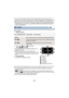 Page 81- 81 -
≥If you wish to record higher quality sound and maintain realism even when zooming in, for 
instance, when recording a music recital, we recommend setting [MIC SETUP] to [SURROUND].
≥ [MIC SETUP] will become [STEREO MIC] when the [REC FORMAT] is set to [MP4/iFrame].
≥ When [Directional] in [Customize] in [Sound Scene Select] is set to [MONO], [SURROUND] and 
[STEREO MIC] cannot be set. (If you set [MONO], [SURROUND] and [STEREO MIC] will be 
switched to [ZOOM MIC])
When recording, the input level...