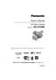 Page 1Owner’s Manual
4K Video Camera
Model No.  HC-X1000
Please read these instructions carefully before using this product, and save this manual for future 
use.
SQW0066
until 
2014/9/30
Register online at www.panasonic.com/register (U.S. customers only) 