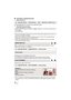 Page 7272VQT4C76
∫Canceling a registered person
1 Select the menu.
≥Touching [DELETE ALL] cancels all the registered people.2(When [DELETE] is selected)Touch the person to cancel.≥When touched, the person is selected and   is displayed. To cancel the selected person, 
touch again.
≥ Touch [ENTER].
≥Since Face Recognition searches for faces that resemble the registered faces, there is no 
guarantee of positive recognition.
≥ It may not be possible to correctly recognize a person who has been registered due to...