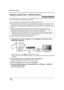 Page 96
With other products
96LSQT1093
Playback using EZ Sync™ (HDAVI Control ™)
(RAM) (-RW) (-R) (-R\DL) (SD)
If you connect this unit to a Panasonic TV compat ible with EZ Sync™ (HDAVI Control™) with a HDMI 
cable, the following linked operations become possible.
1Connect this unit and a Panasonic TV compatible with EZ Sync with a 
HDMI cable (optional).
≥ Use a HDMI cable (optional)  A with the logo shown on above.
≥ If the TV has two or more HDMI input terminals, it is recommended to connect this unit to...