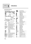 Page 124124VQT1T93
Indications
1
Indications
∫Recording indications
Motion picture recording
AStill picture recording
(when the   button is pressed halfway)
Remaining battery power 
(l25)
1h30mRemaining battery time (l25)
R 1h20mRemaining time for motion 
picture recording (l43)
0h00m00sElapsed recording time (l43)
NOV 1 2008
12:34PMDate indication (l33)
Time indication (l33)
World time setting (l34)
Motion picture recording mode 
(l44)
HA mode
HG mode
HX mode
HE mode
HDD recording possible status
 (White)...
