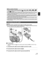 Page 2525VQT1T93
Important:
While the DC cable is connected to the AC adaptor, the battery will not charge.
≥Do not use the AC cable with any other equipment as it is designed only for this unit. Do not 
use the AC cable from other equipment with this unit.
ADC output terminal
BDC input terminal
Insert the DC cable so the [ ] mark is pointing upward matching the [ ] mark of the DC input 
terminal.
1Connect the AC cable to the AC adaptor and the AC outlet.
2Connect the DC cable to the AC adaptor.
3Connect the DC...