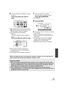Page 103103VQT1Y31
6(Only when [SELECT SCENES] is selected 
in step 5)
Touch the scene you want to 
copy.
≥When touched, the scene is selected and the 
 indication appears on the thumbnail. Touch 
the scene again to cancel the operation.
≥ Up to 99 scenes can be selected in 
succession.
(Only when [SELECT DATE] is selected in 
step 5)
Touch the date you want to copy.
≥When touched, the date is selected and 
surrounded by red. Touch the date again to 
cancel the operation.
≥ Up to 99 dates can be selected in...