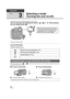 Page 2626VQT1Y31
Preparation
Setup
3
Selecting a mode
(Turning the unit on/off)
Change the mode to recording, playback or power OFF.
Turn on the power by changing the mode to  ,   or   while pressing 
the lock release button A.
The status indicator lights.
To turn off the power
Change the mode to OFF.
The status indicator  goes off.
When the mode is set to   or  , power is turned on when the LCD monitor is opened, and power 
is turned off when it is closed.
∫ To turn on the power
A The status indicator lights....