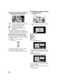 Page 8282VQT1Y31
4Select the playback operation by 
touching the operation icon.
1/; : Slide show (playback of the still pictures 
in numerical order) start/pause.
2; : Plays back the previous picture.
;1 : Plays back the next picture.
∫ : Stops the playback and shows the 
thumbnails.
≥ Operation icon disappears if no playback 
operation is performed for about 3 seconds. It 
will be displayed again if you touch the screen.
∫ Change the thumbnail display
During step 3, the thumbnail display changes in 
the...