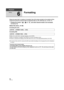 Page 9292VQT1Y31
Playback
Editing
6
Formatting
Please be aware that if a medium is formatted, then all the data recorded on the medium will be 
erased and cannot be restored. Back up important data on a PC, DVD disc etc. (l100, 111)
¬Change the mode to  ,  or  , and select desired media to be formatted. 
(l 44, 48, 74)
Select the menu. ( l28)
Formatting SD cards
Formatting HDD
≥When the confirmation message appears, touch [YES].
≥ When formatting is complete, touch [EXIT] to exit the message screen.
≥ Perform a...