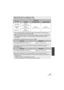 Page 11311 3VQT2M75
Approximate time for copying to a discTo copy motion pictures to the full capacity of a disc
Disc typeCopy time
[AVCHD][Standard] ([XP])[Standard] ([SP])
DVD-RAMApprox. 
50 min to 80 min
Approx. 
90 min to 120 min Approx. 
135 min to 180 min
DVD-RW
*/
+RW*Approx. 
35 min to 75 min
DVD-R
*/+R*Approx. 
15 min to 45 min
* Even if the data capacity to be copied is small, the time it takes for copying may be  about the same as the time shown in the table.
≥ When copying motion pictures in standard...