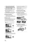 Page 146146VQT1N74
1 Coloque el selector del modo en OFF.
2 Abra la tapa de la tarjeta SD mientras 
desplaza la palanca SD CARD OPEN B.
3 Inserte/extraiga la tarjeta SD.
≥Coloque el lado del terminal C en la dirección 
mostrada en la figura y empújelo hasta que 
tope manteniéndolo derecho.
≥Para extraer la tarjeta SD, presione en el 
centro de la tarjeta SD y luego tire de ella 
derecho hacia fuera.
4 Cierre firmemente la tapa de la tarjeta SD.
≥Ciérrela firmemente hasta que dispare.
∫Selección del idioma
1)...