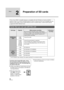 Page 2626VQT1N74
Setup
2
Preparation of SD cards
* The SD Speed Class Rating is the speed standard for successive writes.
≥4 GB or more Memory Cards that do not have 
the SDHC logo are not based on SD Memory 
Card Specifications.
≥When the write-protect 
switch A on SD card is 
locked, no recording, 
deletion or editing will be 
possible on the card.≥Keep the Memory Card out of reach of children 
to prevent swallowing. This unit (an SDHC compatible device) is compatible with both SD Memory Cards and SDHC...