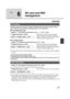 Page 8181VQT1N74
Editing
6
SD card and HDD 
management
Please be aware that if an SD card or HDD is formatted, then all the data recorded on the SD 
card or HDD will be erased. Back up important data on a PC, DVD disc etc.
∫Formatting SD cards
¬Select [ ] tab while the mode dial is set to   or  . (l66)
1Select the menu. (l29)≥When the confirmation message appears, 
select [YES], then press the cursor button.
≥When formatting is complete, press the MENU 
button to exit the message screen.
∫Formatting HDD
¬Select...