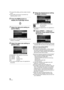 Page 9898VQT1N74
≥To cancel the setting, set the number of prints 
to [0].
≥Up to 8 files can be set in succession by 
repeating steps 4 and 5.
6Press the MENU button to 
display the PictBridge menus.
7Select the date print setting on 
[DATE PRINT].
≥If the printer is not capable of date printing, this 
setting is unavailable.
8Select the paper size setting on 
[PAPER SIZE].
[STANDARD]: Size specific to the printer
[4k5 INCH]: L size
[5k7 INCH]: 2L size
[4k6 INCH]: Postcard size
[A4]: A4 size
≥You cannot set...