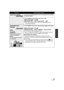 Page 5959VQT2H52
Auto slow shutterYou can record bright pictures even in dark places by slowing 
the shutter speed.
≥The Intelligent auto mode is set to off. ( l39)
Select the menu. ( l29)
[RECORD SETUP]  # [AUTO SLOW SHTR]  # [ON]
≥ The shutter speed is set to 1/30 or more depending on the 
surrounding brightness.
Automatic face 
framing
[OFF]:
Not display
[PRIMARY]:
Only the prioritized face 
framing is displayed.
[ALL]:
All face detection framings 
are displayed. In the Intelligent auto mode, detected faces...