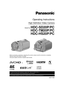 Page 1VQT1Y00
For USA and Puerto Rico assistance, please call: 1-800-211-PANA(7262) or, 
contact us via the web at: http://www.panasonic.com/contactinfo
For Canadian assistance, please call: 1-800-561-5505 or visit us at www.panasonic.ca
High Definition Video Camera
Operating Instructions
Model No. HDC-SD20P/PC
HDC-TM20P/PC
HDC-HS20P/PC
Before connecting, operating or adjusting this product, please read the \
instructions completely.
Spanish Quick Use Guide is included.
Guía para rápida consulta en español...