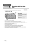 Page 6060VQT1Y00
Recording
Recording (Basic)
7
Recording with the video 
light
The video light enables brightening of the images taken in a dimly-lit place.
¬Change the mode to  .
≥This function’s default setting is  / .
≥ Auto video light will turn on/off automatically according to the brightness.
≥ Auto video light will turn on/off in conjunction with Low Light mode in Intelligent auto mode.
≥Using the video light reduces battery time.
≥ The subject should be within 1.5 m (5 feet) of the unit.
≥ Do not look...