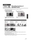 Page 6161VQT1Y00
Recording
Recording 
(Advanced)
1
Recording functions of 
operation icons
Select the operation icons to add different effects to the images to be recorded.
¬Change the mode to  .
1Touch   to display the 
operation icons on the screen.
≥Touch  1 to change the page and touch 
 to display/not-display the operation 
icon.
2(e.g. Backlight compensation)
Select an operation icon.
≥ Select the operation icon again to cancel the 
function.
* It is not displayed when the Intelligent auto mode is on.
≥...